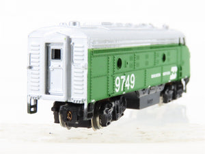 N Scale Bachmann BN Burlington Northern F7A Diesel Locomotive #9749 w/ Caboose