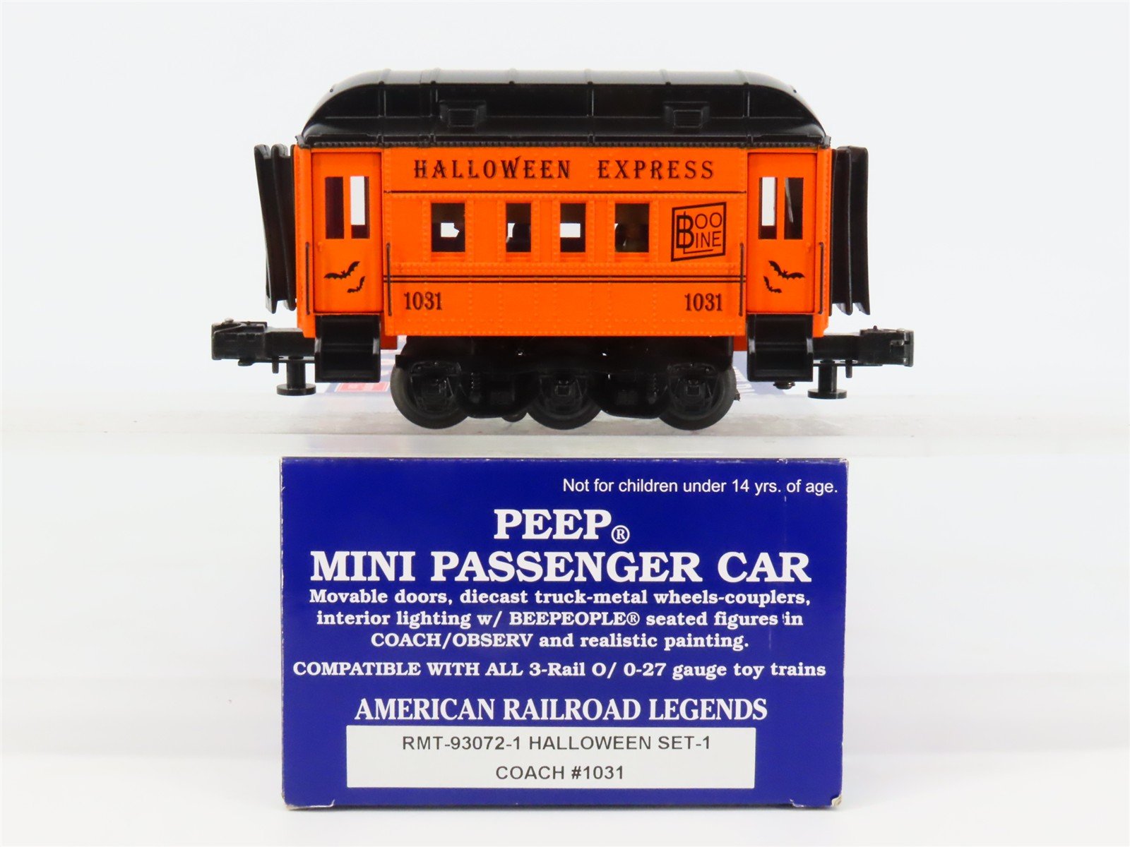 O Gauge 3-Rail Aristo-Craft RMT-93072-1 Halloween Coach Mini Passenger Car #1031