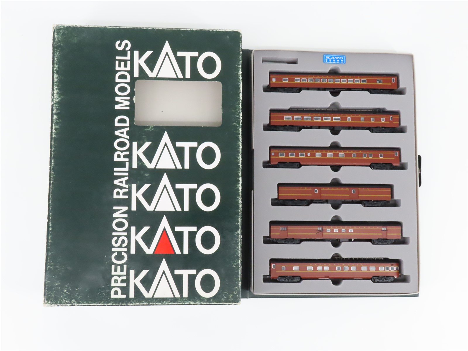N Scale Kato 106-018 Pennsylvania Railroad Passenger 6-Car Set