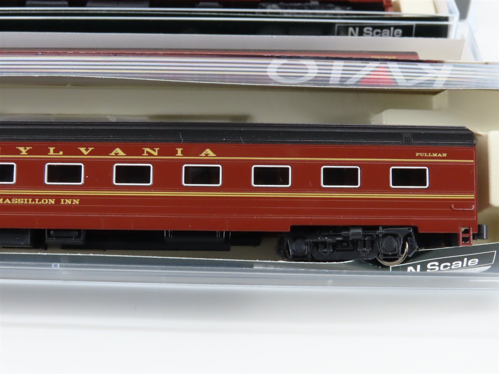 N Scale Kato 106-7111 Pennsylvania Broadway Limited Passenger 4-Car Set