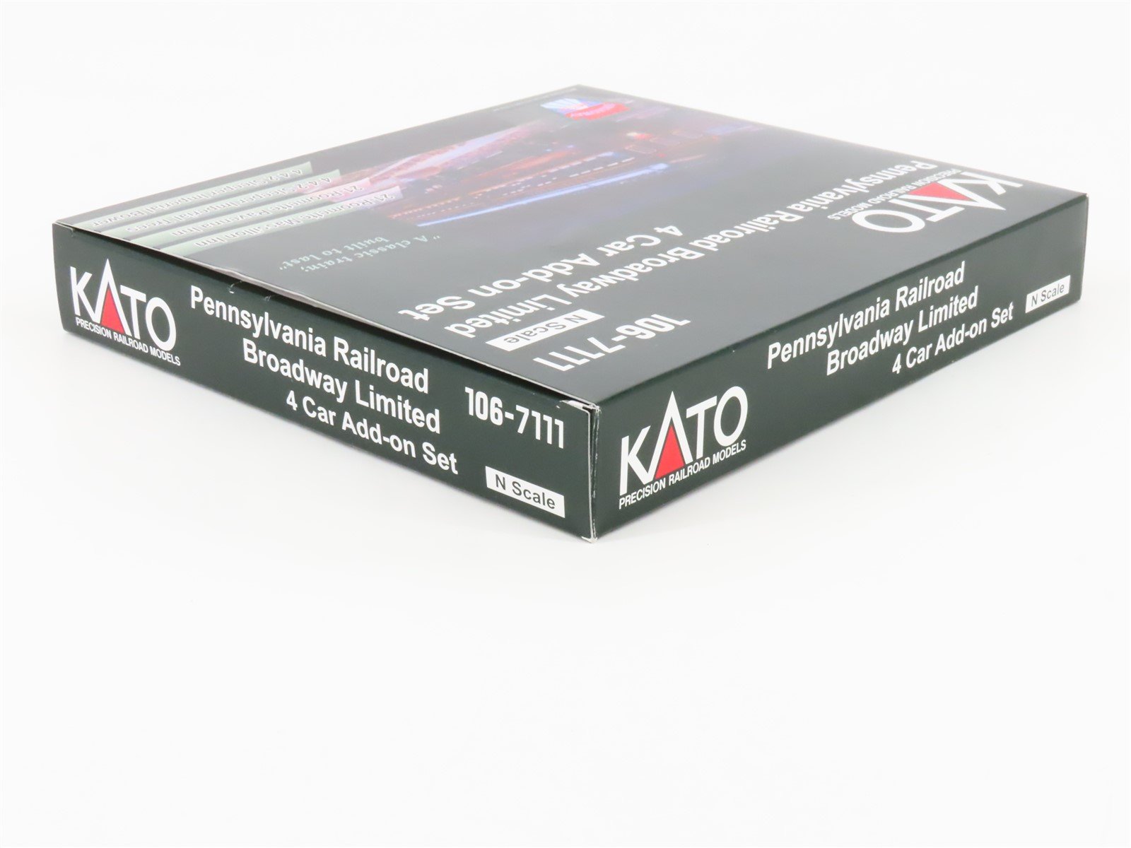 N Scale Kato 106-7111 Pennsylvania Broadway Limited Passenger 4-Car Set