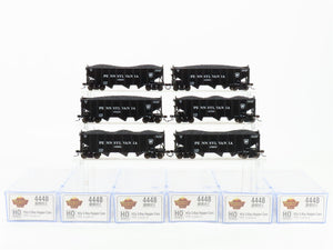 HO Scale Broadway Limited BLI 4448 PRR Pennsylvania H2a 3-Bay Hopper 6-Pack