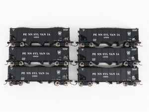 HO Scale Broadway Limited BLI 4448 PRR Pennsylvania H2a 3-Bay Hopper 6-Pack