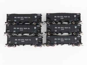 HO Scale Broadway Limited BLI 4448 PRR Pennsylvania H2a 3-Bay Hopper 6-Pack