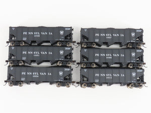 HO Scale Broadway Limited BLI 810 PRR Pennsylvania H2a 3-Bay Hopper 6-Pack