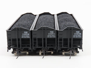 HO Scale Broadway Limited BLI 810 PRR Pennsylvania H2a 3-Bay Hopper 6-Pack