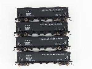 HO Scale Broadway Limited BLI 2769 C&O Railway ARA 4-Bay Hopper 4-Pack