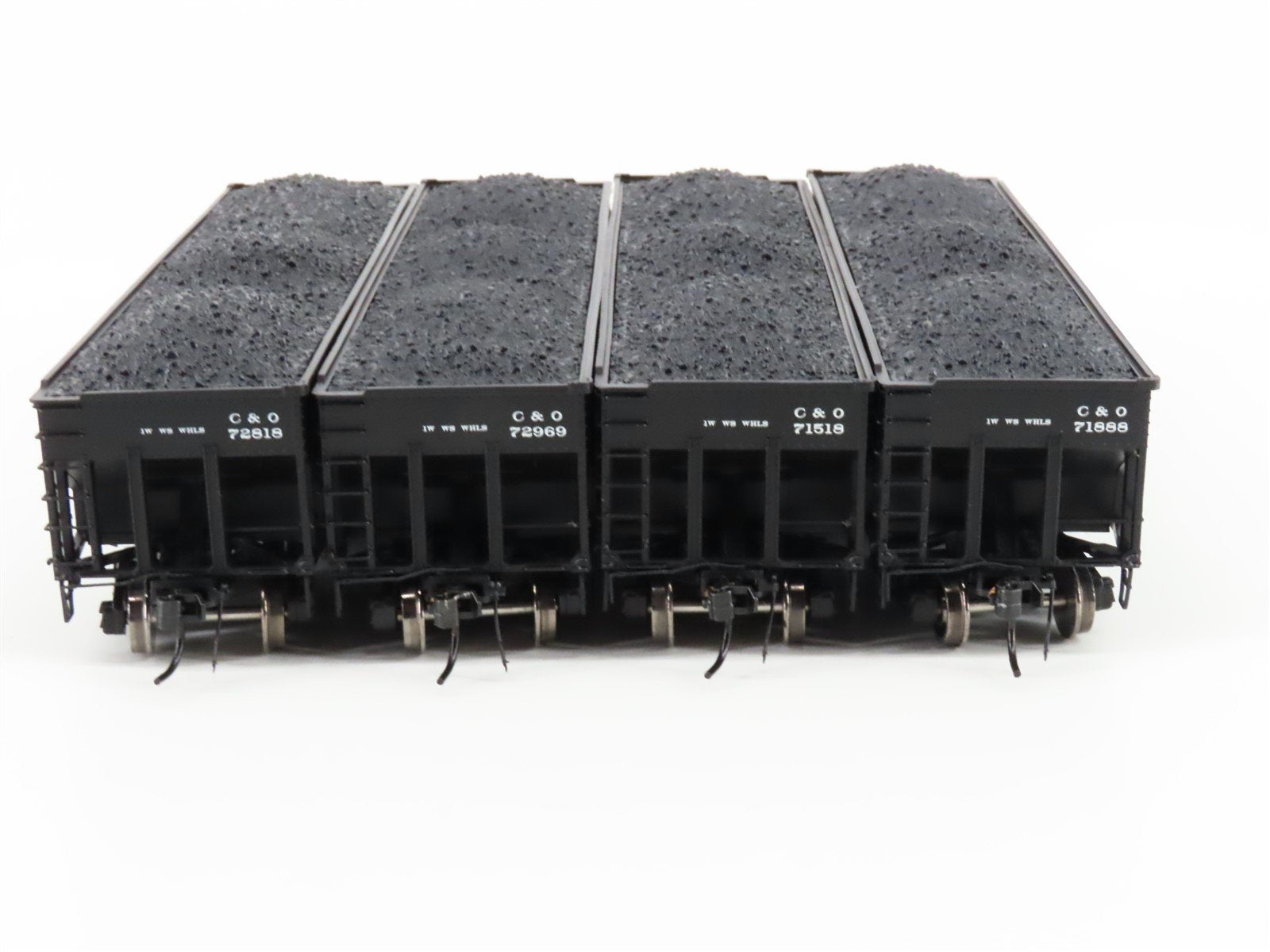 HO Scale Broadway Limited BLI 2769 C&O Railway ARA 4-Bay Hopper 4-Pack
