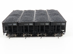 HO Scale Broadway Limited BLI 2769 C&O Railway ARA 4-Bay Hopper 4-Pack