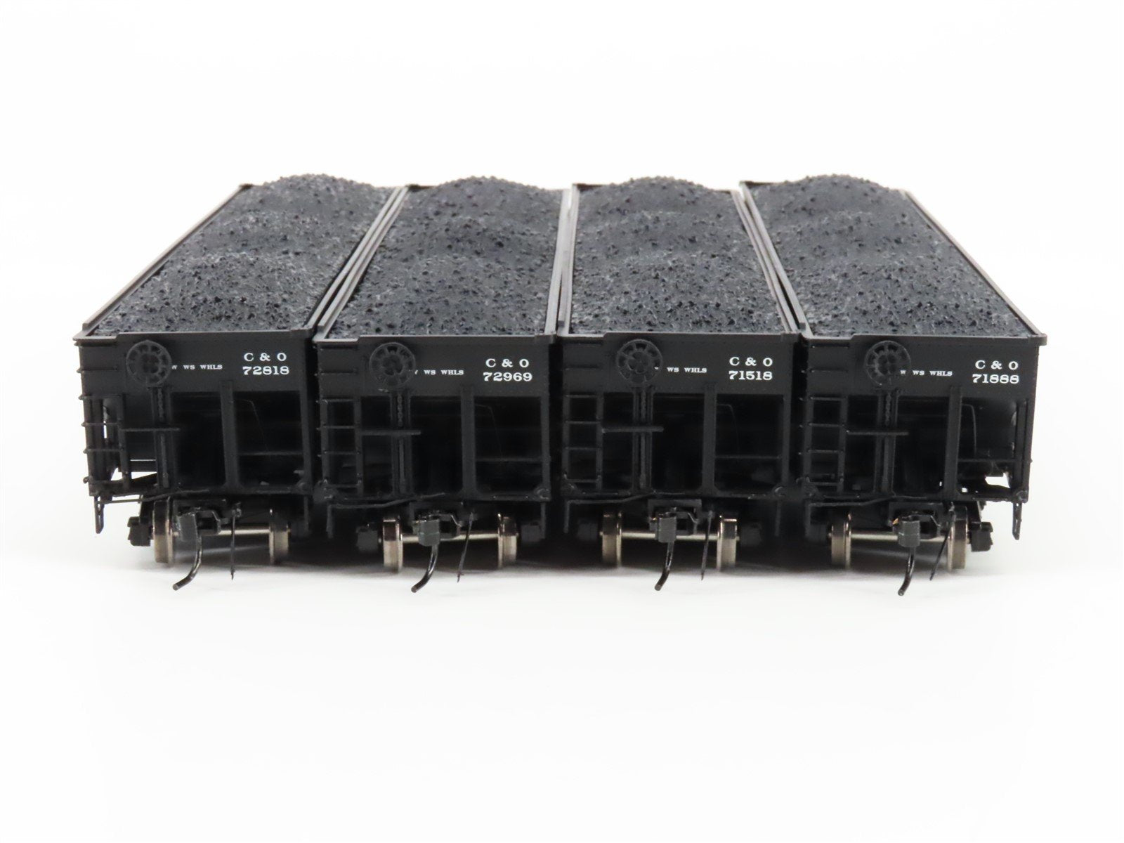 HO Scale Broadway Limited BLI 2769 C&O Railway ARA 4-Bay Hopper 4-Pack