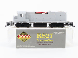 HO Scale Proto 2000 920-31356 Undecorated RS27 Diesel Locomotive wDCC & Sound