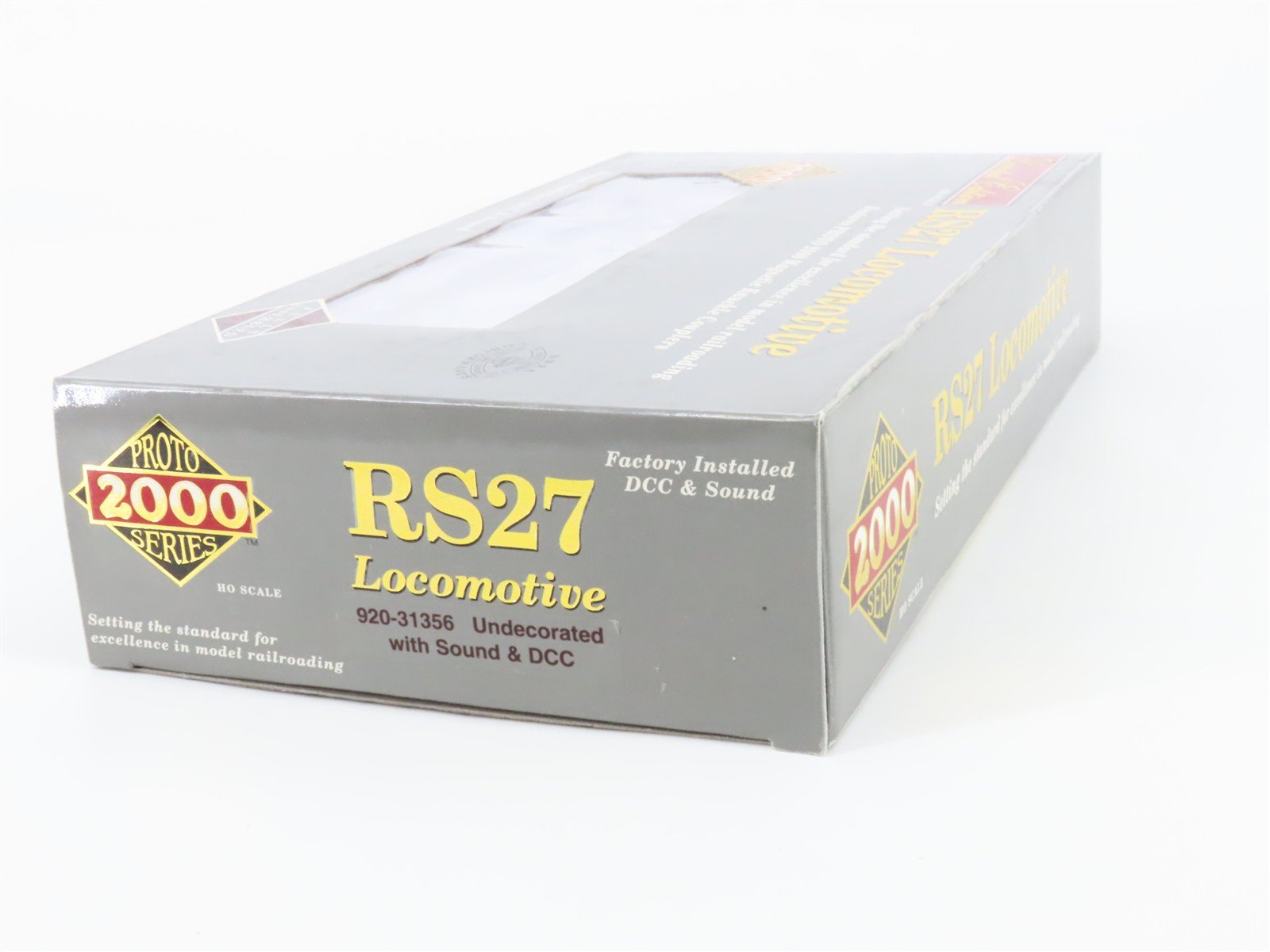 HO Scale Proto 2000 920-31356 Undecorated RS27 Diesel Locomotive wDCC & Sound