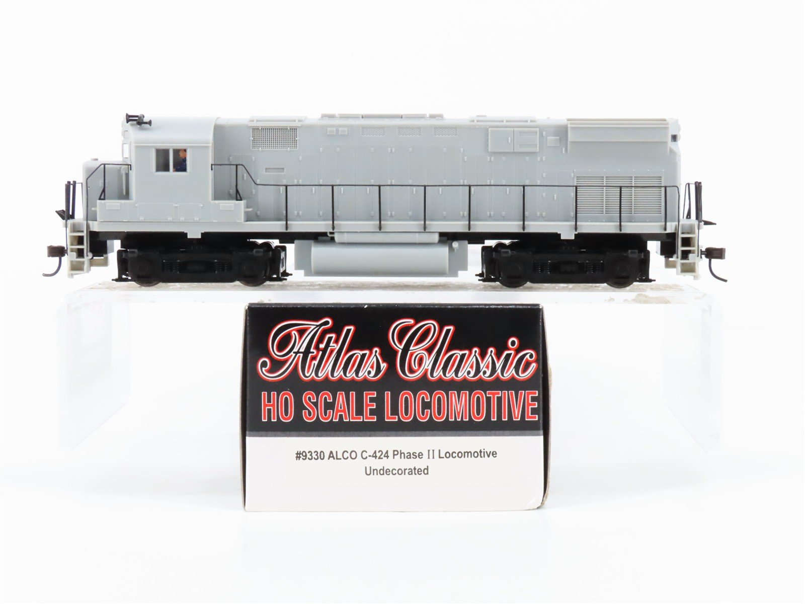 HO Scale Atlas Classic 9330 Undecorated C424 Phase II Diesel Locomotive