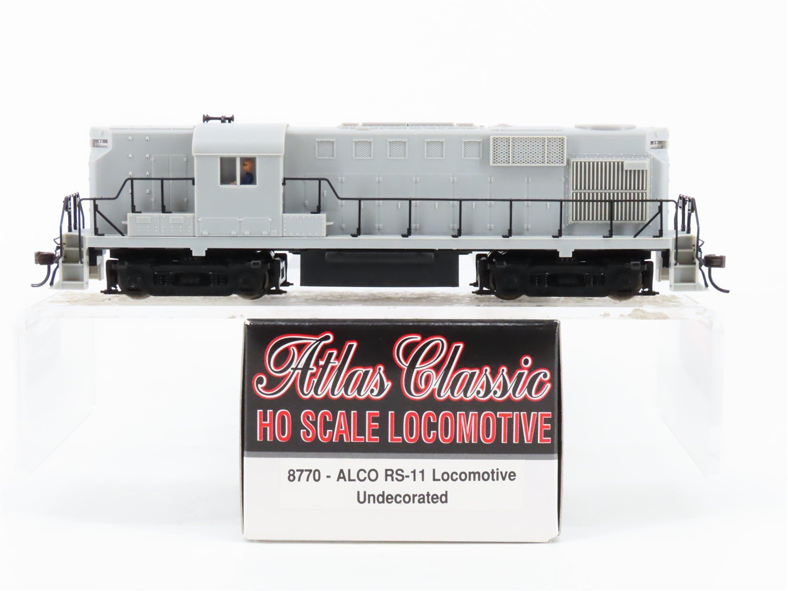 HO Scale Atlas Classic 8770 Undecorated RS11 Diesel Locomotive