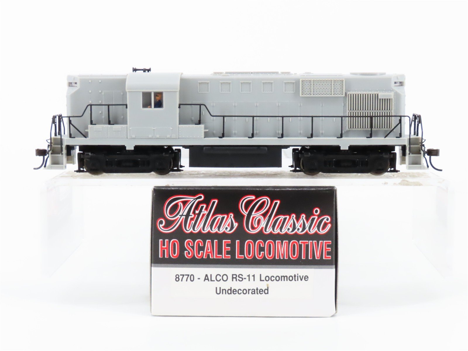 HO Scale Atlas Classic 8770 Undecorated RS11 Diesel Locomotive