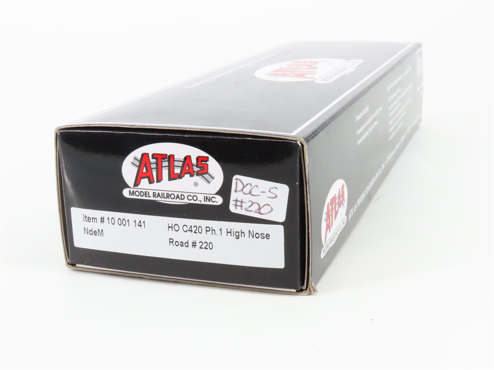 HO Atlas 10001141 N de M Nacionales de México C420 Diesel #220 wDCC & Sound