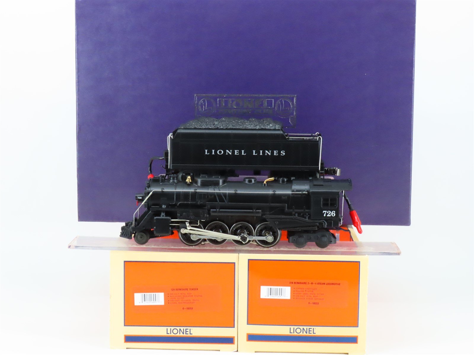 O 3-Rail Lionel Lines 6-18053 Century Club 2-8-4 Berkshire Steam #726 TMCC/Sound
