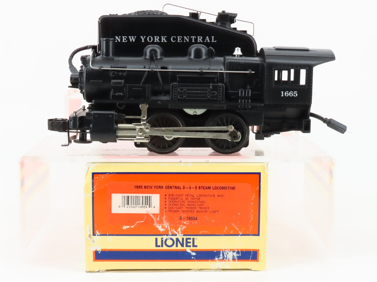 O Gauge 3-Rail Lionel 6-18054 NYC New York Central 0-4-0 Steam Locomotive #1665