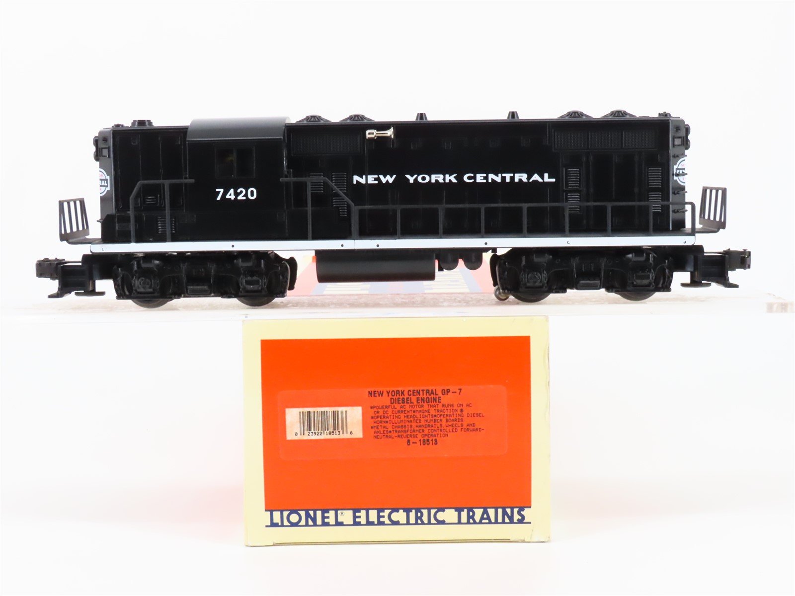 O Gauge 3-Rail Lionel 6-18513 NYC New York Central EMD GP7 Diesel #7420