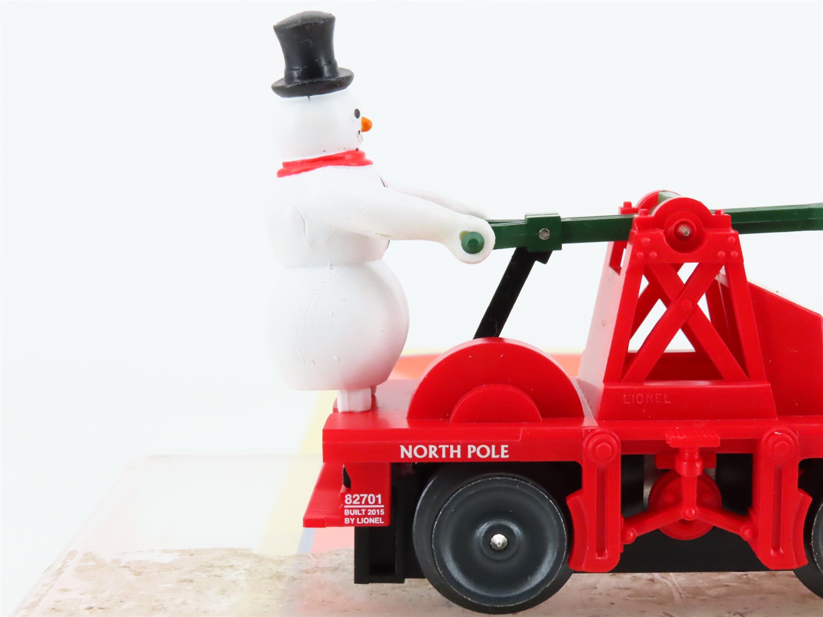 O Gauge 3-Rail Lionel 6-82701 Escaping Snowmen Christmas Handcar
