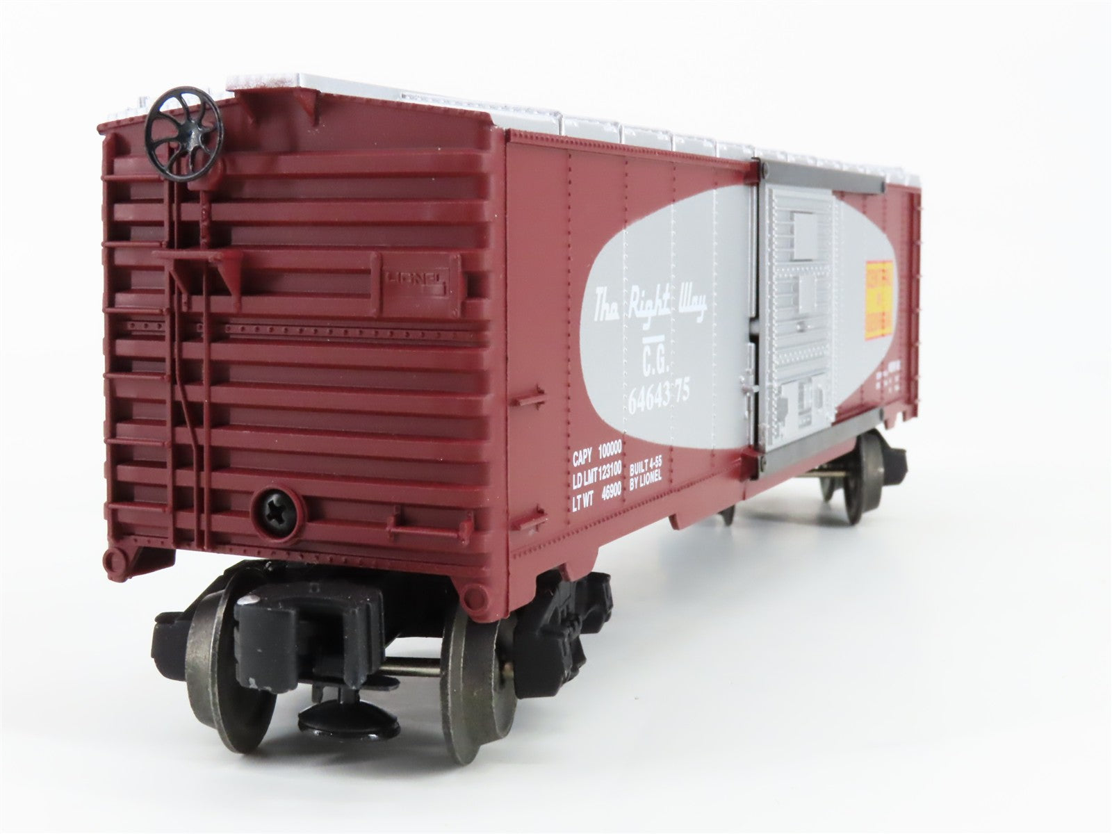 Lionel 6-19276 Central of Georgia, Rutland, Baltimore & Ohio Box Car 3-Pack RTR