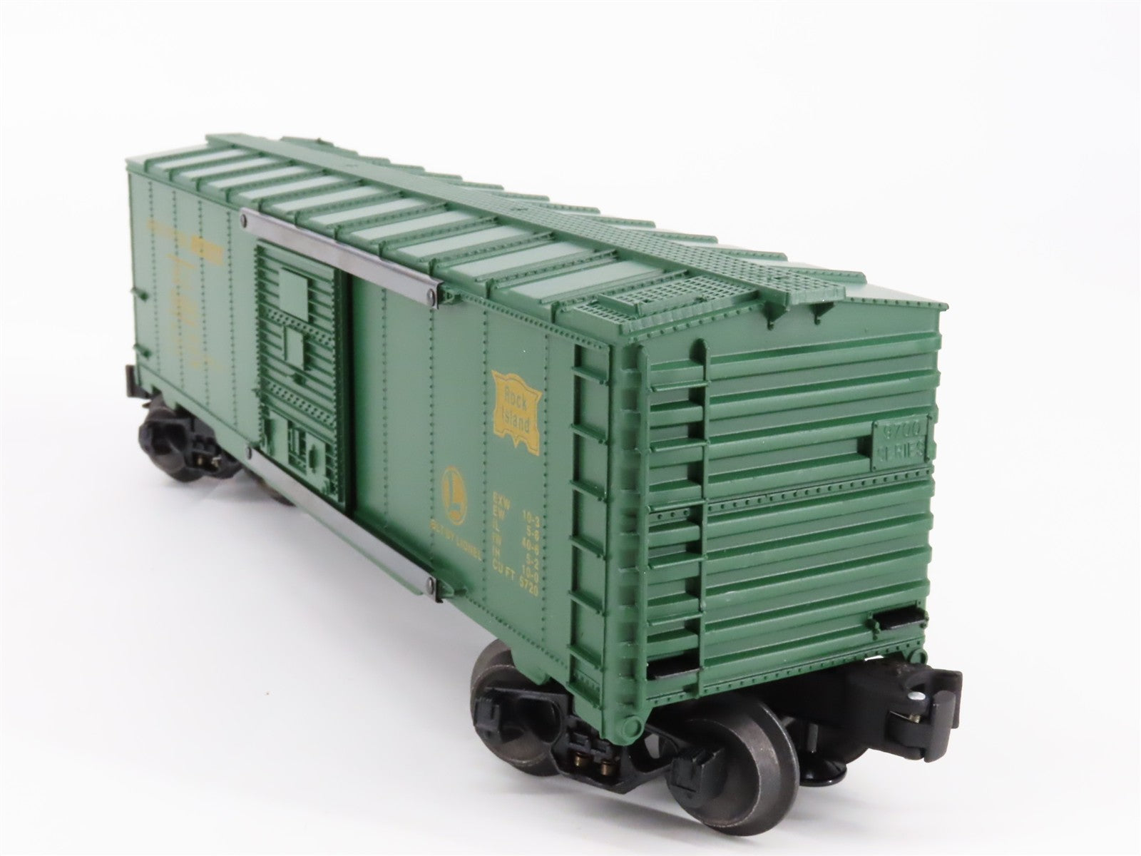 O Scale Lionel 6-19257 WP Western Pacific, Rock Island Box Car 3-Pack RTR