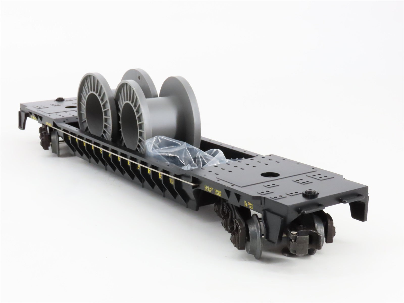 O Scale Lionel 6-16946 C&O Chesapeake & Ohio Flat Car 3840 RTR