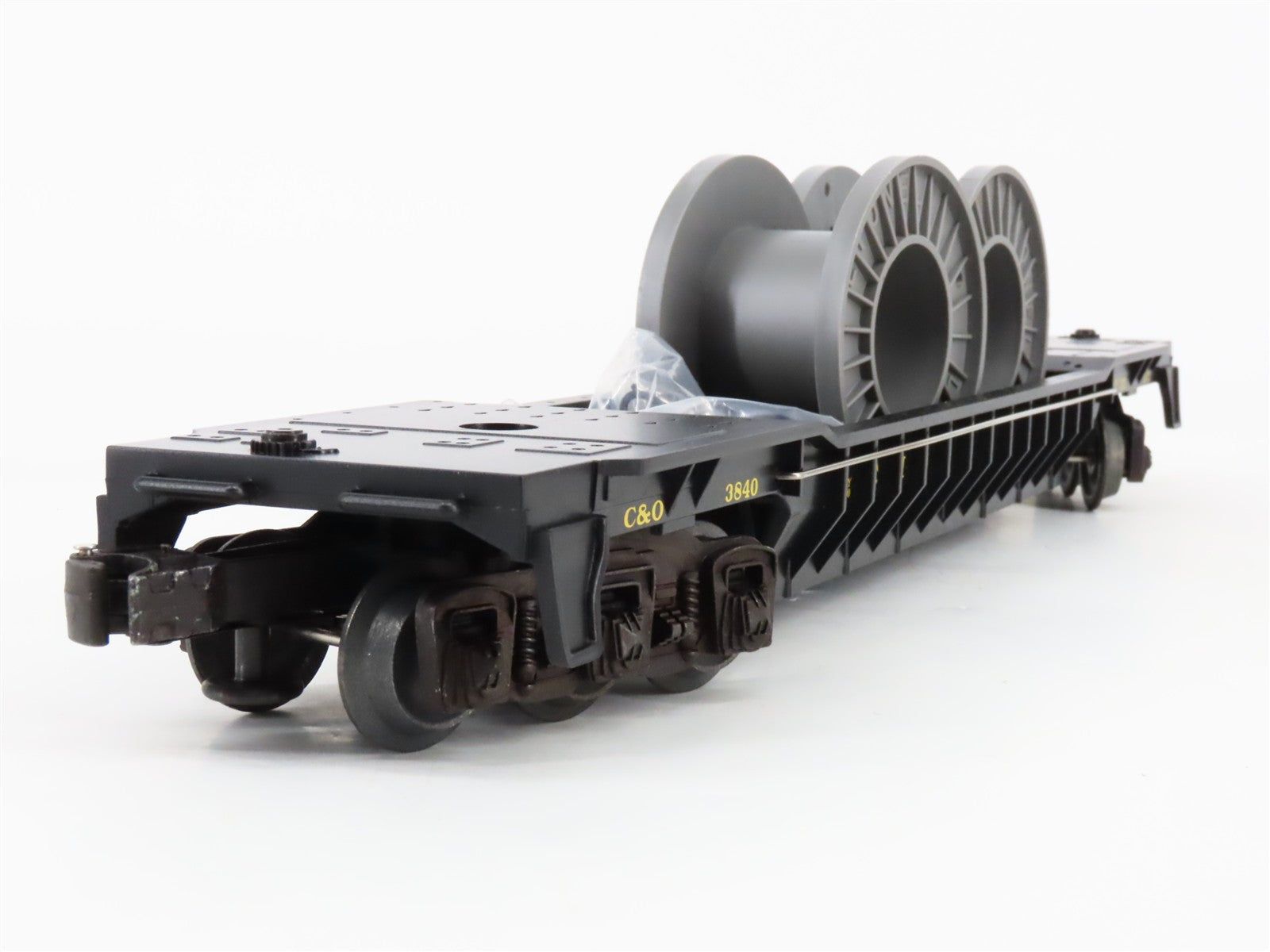 O Scale Lionel 6-16946 C&O Chesapeake & Ohio Flat Car 3840 RTR