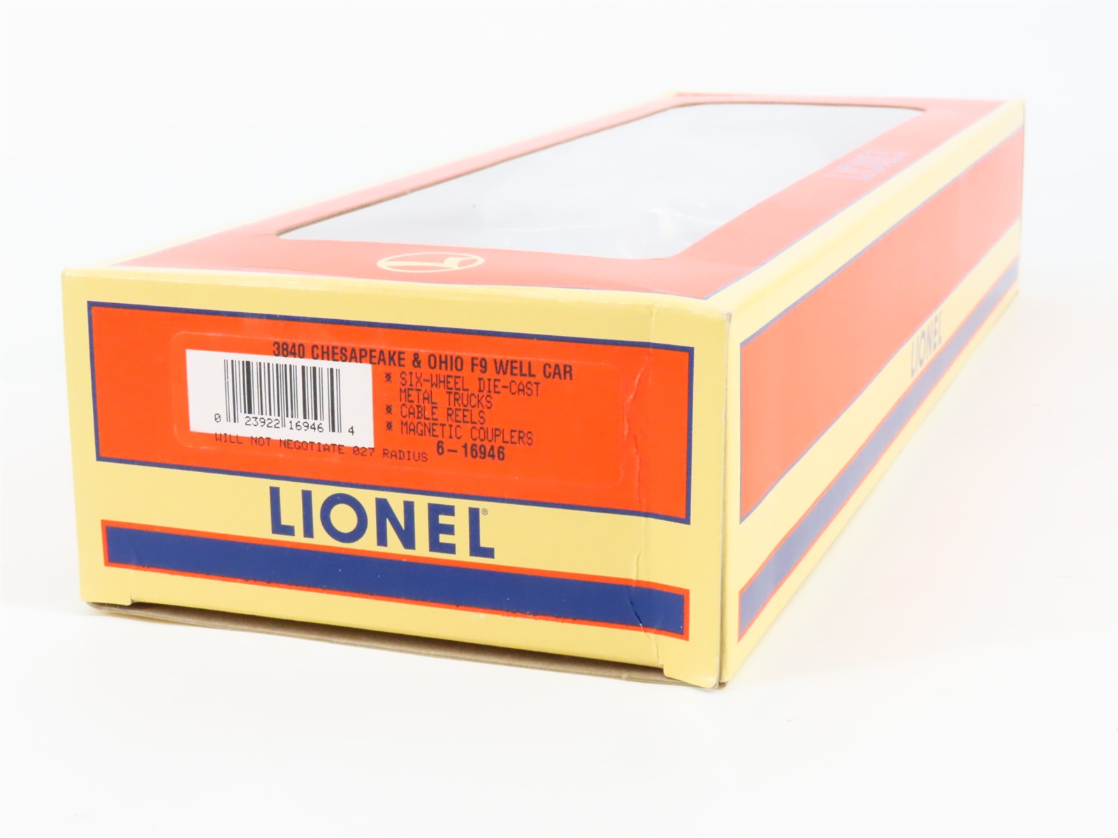 O Scale Lionel 6-16946 C&O Chesapeake & Ohio Flat Car 3840 RTR