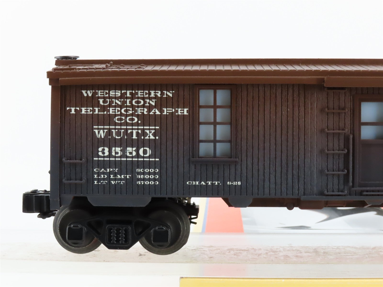 O Scale Lionel 6-19992 WUTX Western Union Telegraph Co. 40' Tool Car Lighted RTR