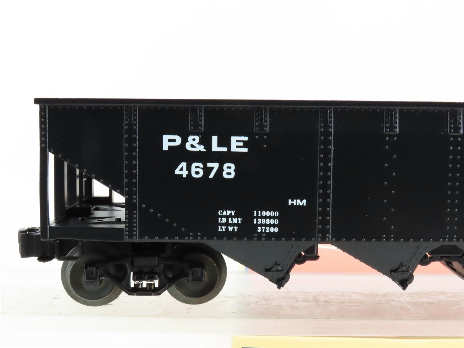 O Scale Lionel 6-26948 P&LE Pittsburgh & Lake Erie 4-Bay Hopper 4678 RTR