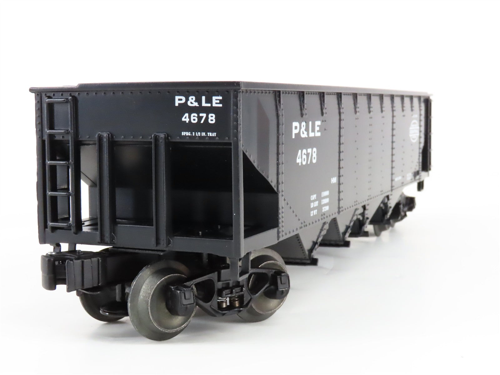 O Scale Lionel 6-26948 P&LE Pittsburgh & Lake Erie 4-Bay Hopper 4678 RTR
