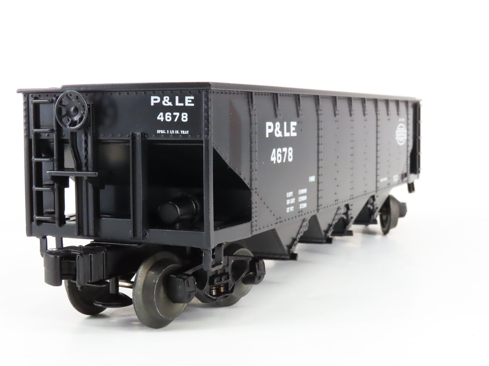 O Scale Lionel 6-26948 P&LE Pittsburgh & Lake Erie 4-Bay Hopper 4678 RTR
