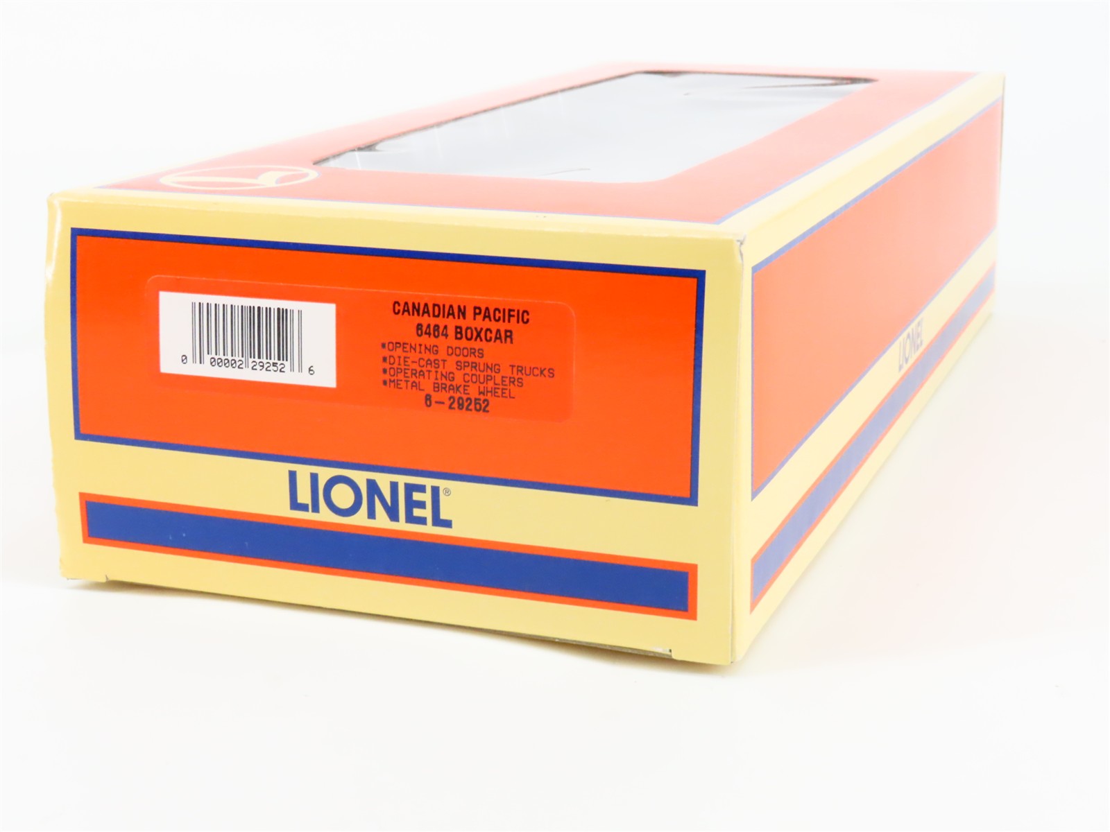 O Scale Lionel 6-29252 CP Canadian Pacific 40' Box Car 6464-399 RTR