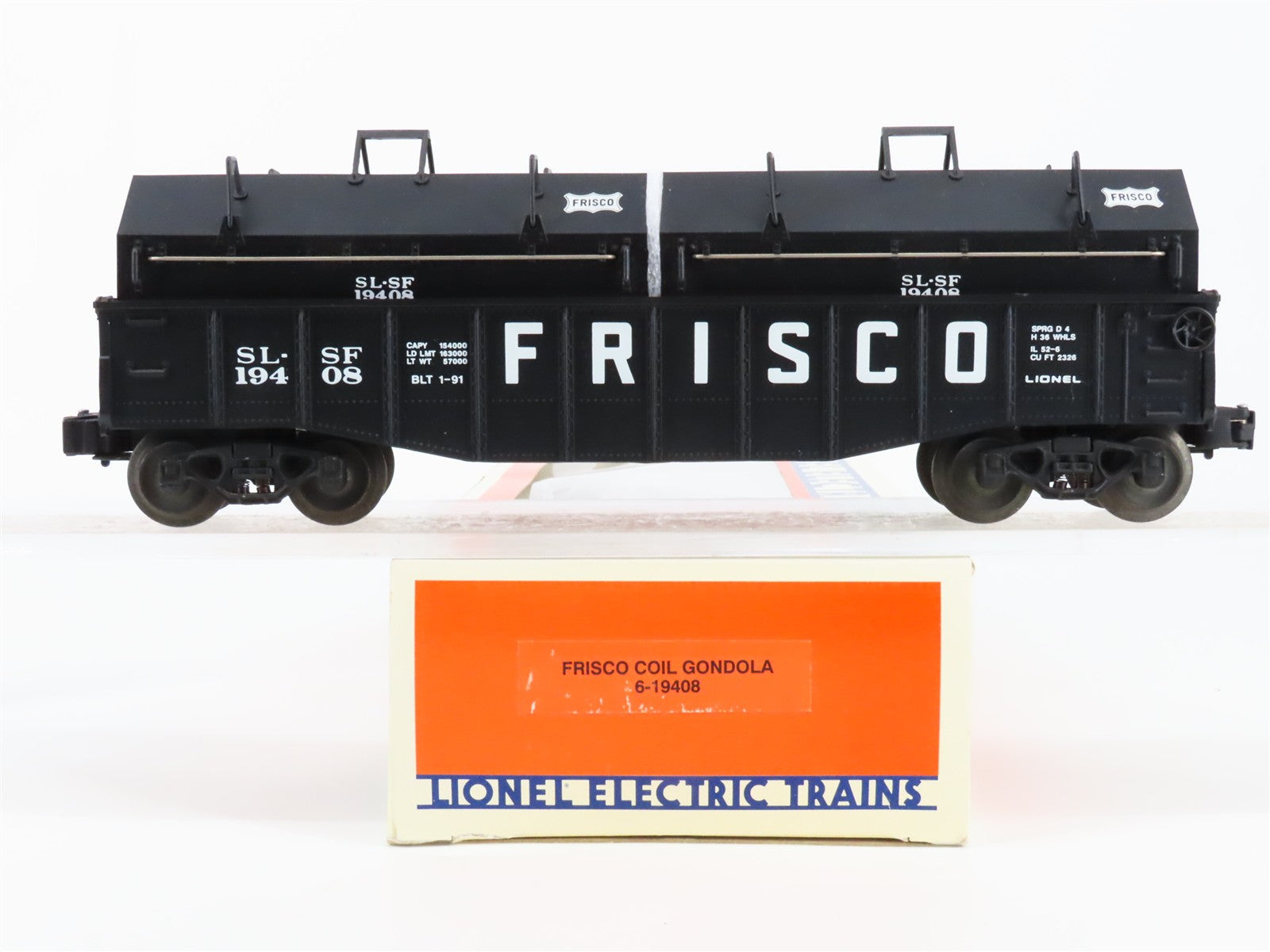 O Scale Lionel 6-19408 SL-SF Frisco Coil Gondola 19408 RTR