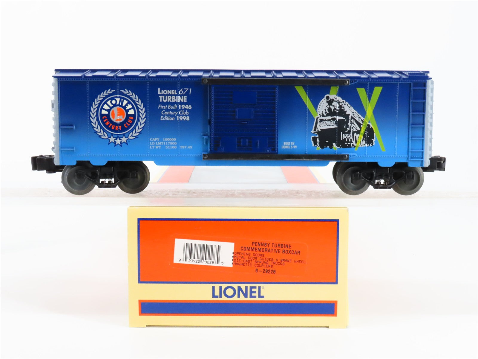 Lionel 6-29228 Pennsylvania Box Car 671 RTR