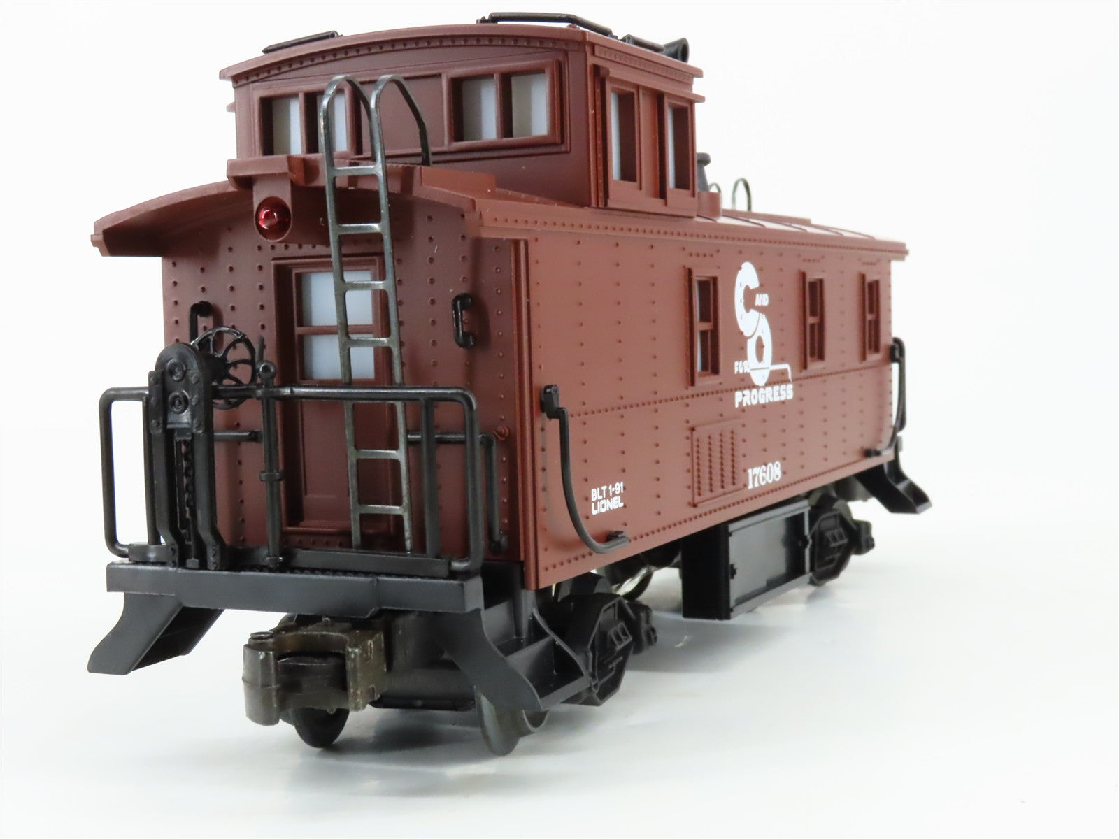 O Scale Lionel 6-17608 Chessie System Square Window Caboose Lighted 17608 RTR