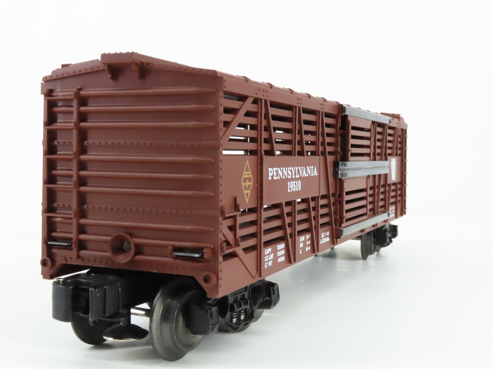 O Scale Lionel 6-19510 Pennsylvania 40' Stock/Cattle Car 19510 RTR