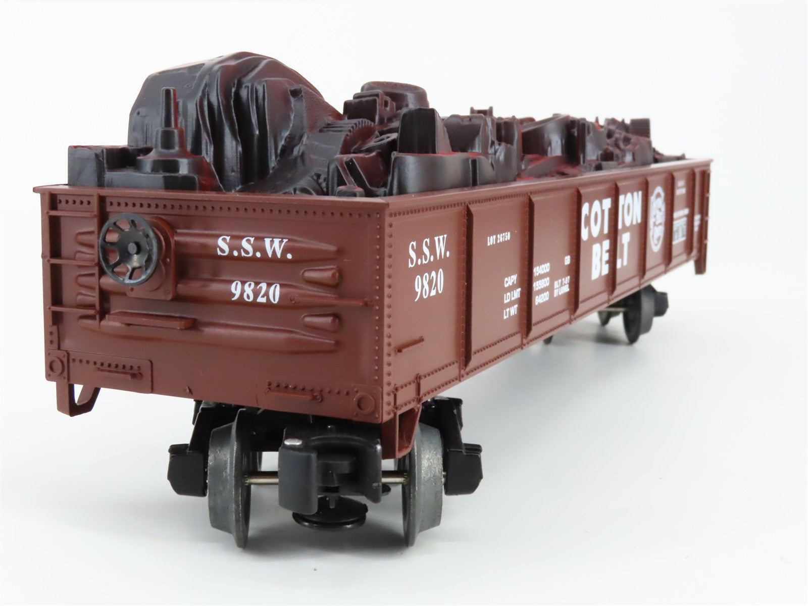 O Scale Lionel 6-17408 S.S.W. Cotton Belt 51' Gondola 9820 RTR