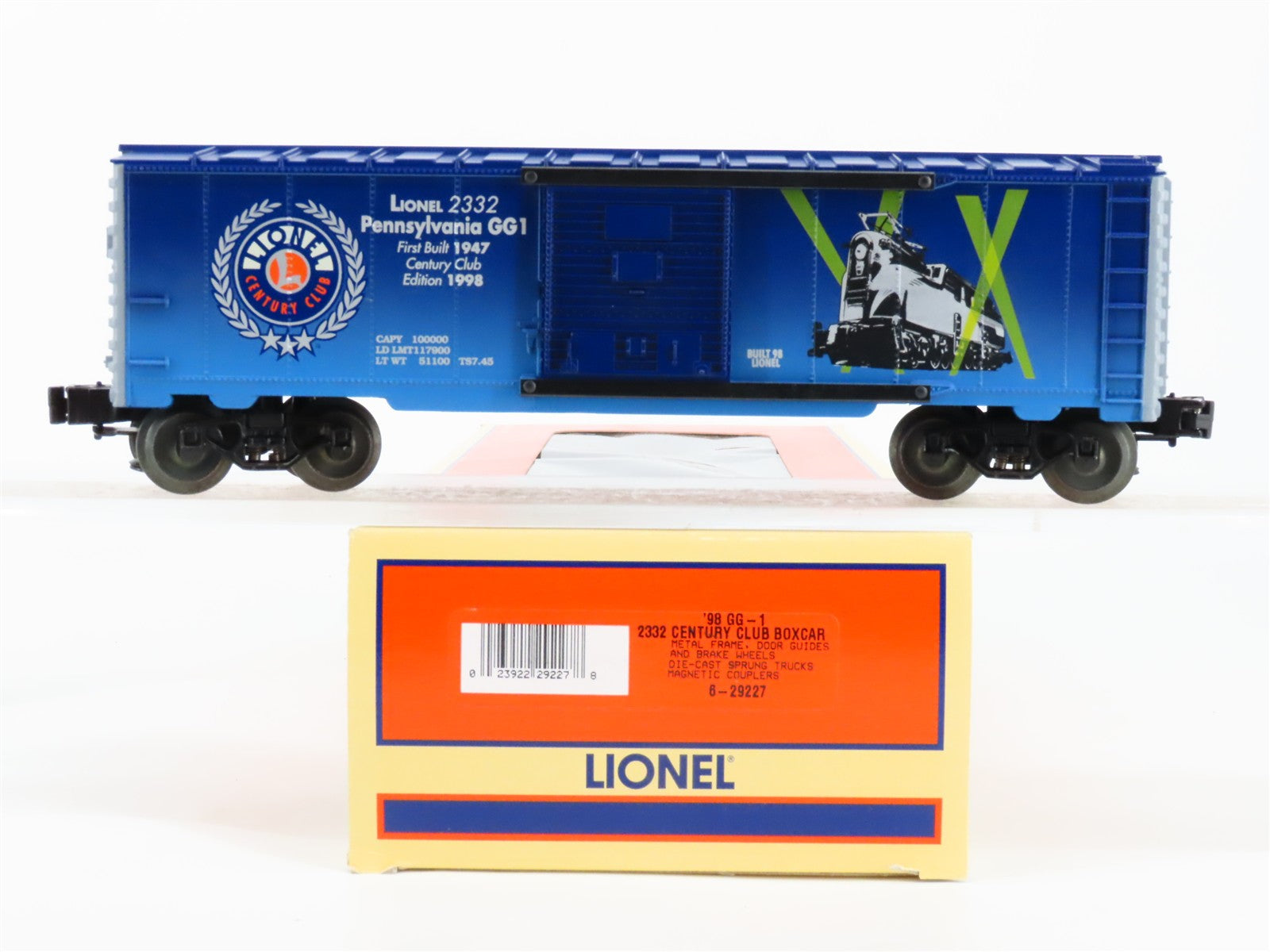 O Scale Lionel 6-29227 Pennsylvania Box Car 2332 RTR
