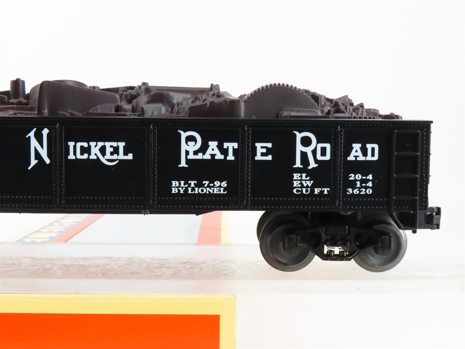 O Scale Lionel 6-17407 NKP Nickel Plate Road Gondola with Scrap Load 17407 RTR