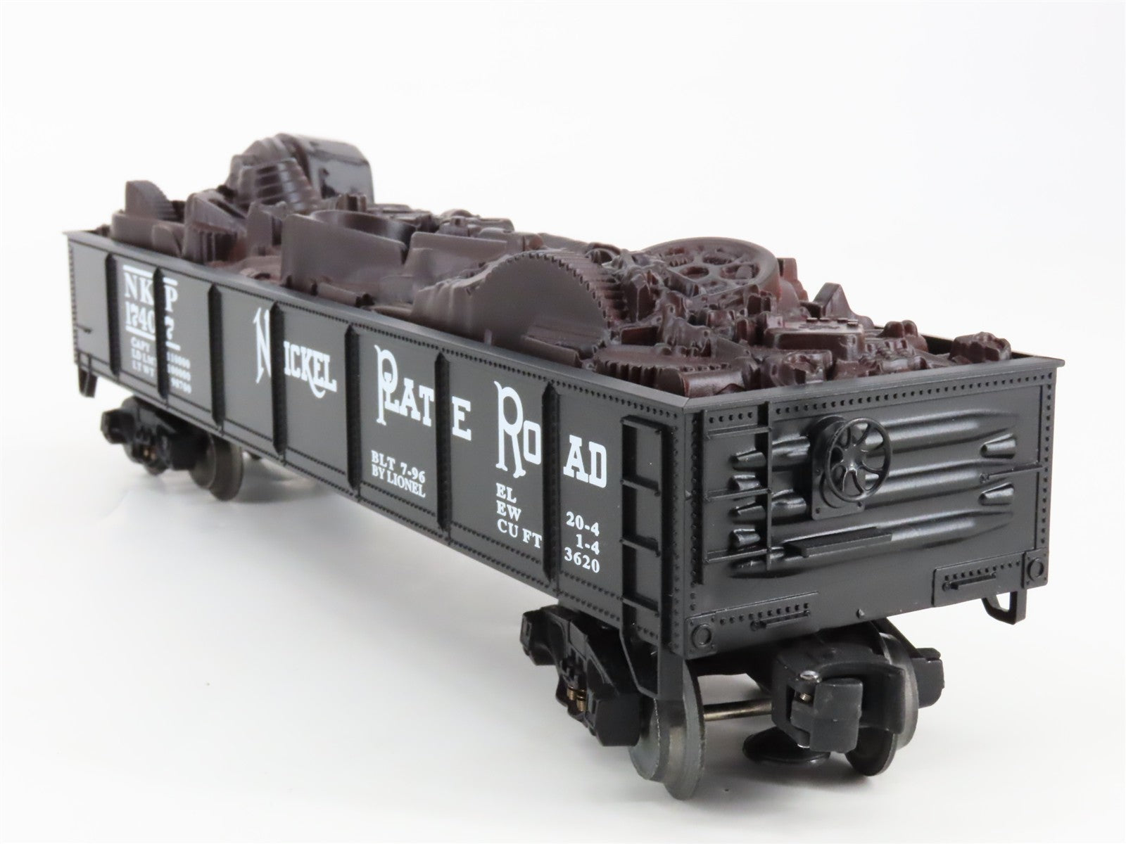 O Scale Lionel 6-17407 NKP Nickel Plate Road Gondola with Scrap Load 17407 RTR