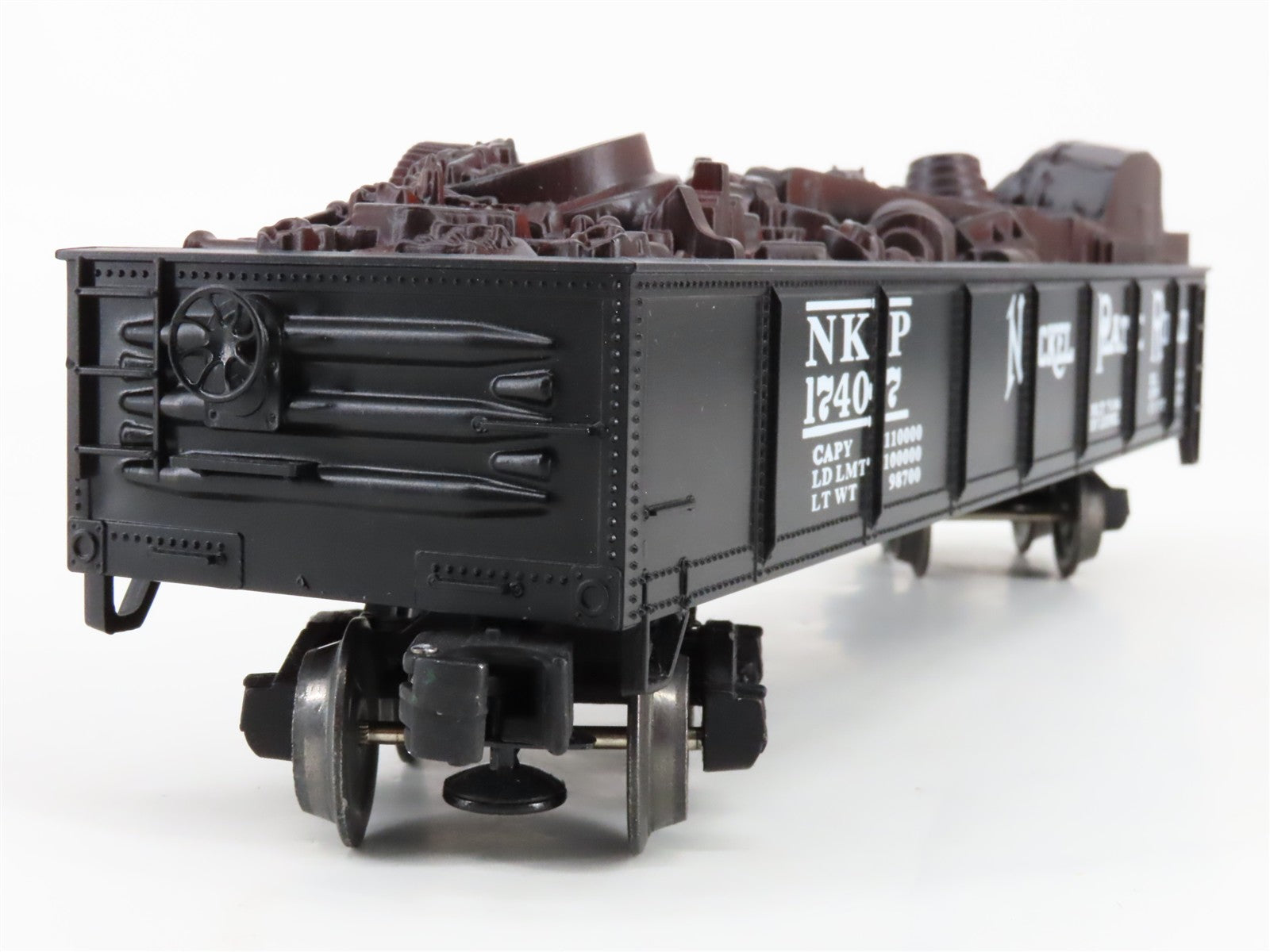O Scale Lionel 6-17407 NKP Nickel Plate Road Gondola with Scrap Load 17407 RTR