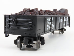 O Scale Lionel 6-17407 NKP Nickel Plate Road Gondola with Scrap Load 17407 RTR