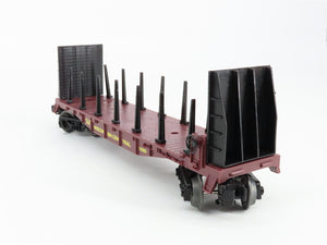 O Scale Lionel 6-16393 Wisconsin Central Bulkhead Flat Car 16393 RTR
