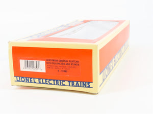O Scale Lionel 6-16393 Wisconsin Central Bulkhead Flat Car 16393 RTR