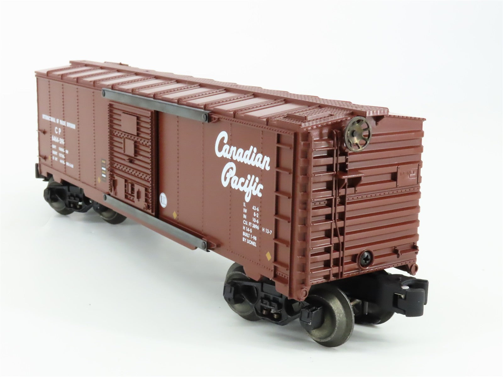 O Scale Lionel 6-29215 CP Canadian Pacific Box Car 6464-398 RTR