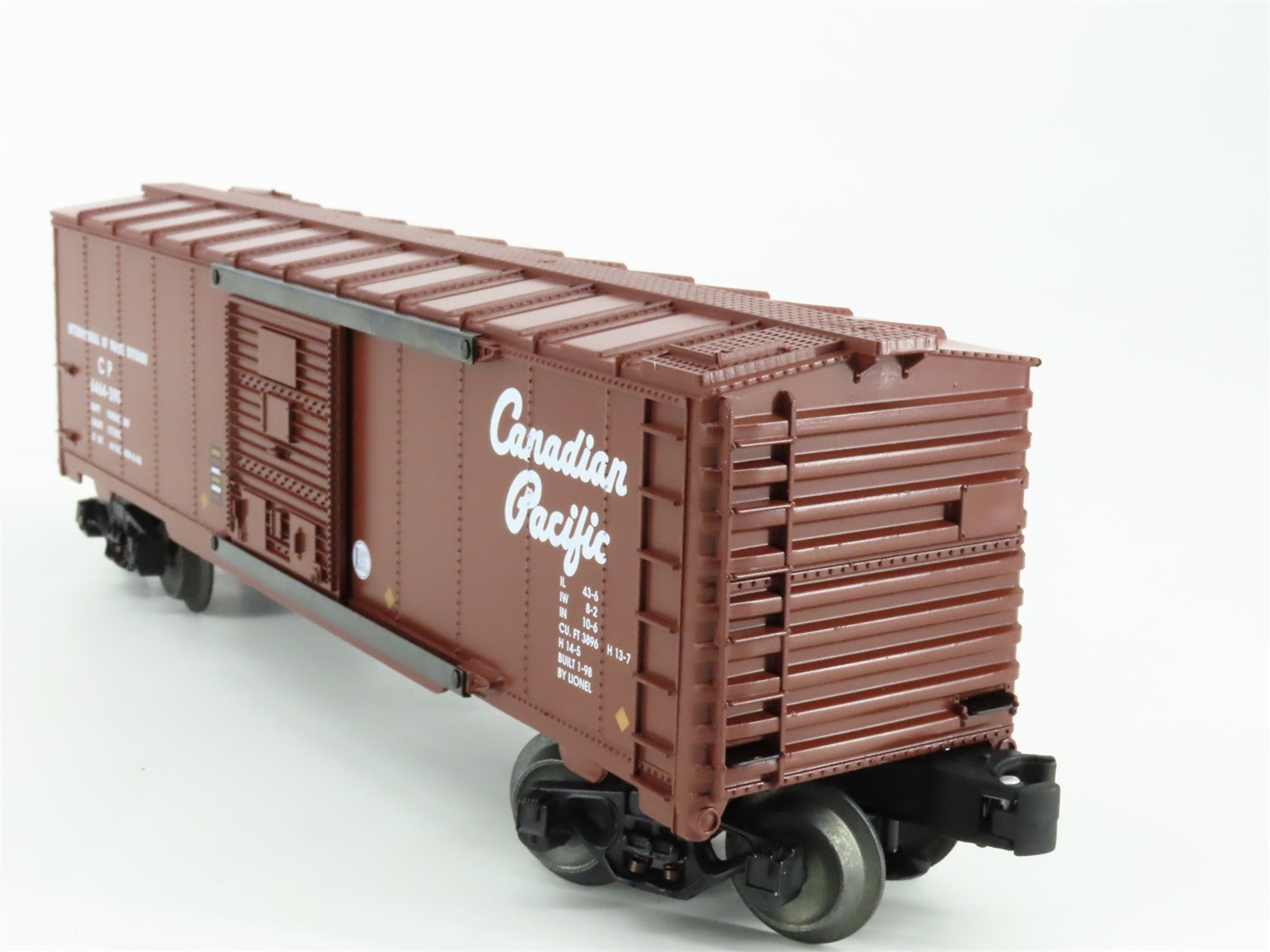 O Scale Lionel 6-29215 CP Canadian Pacific Box Car 6464-398 RTR