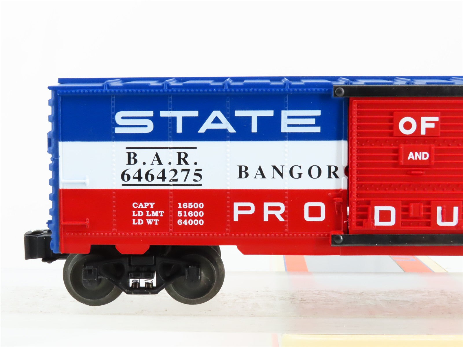 O Scale Lionel 6-19285 B.A.R. Bangor & Aroostook Box Car 6464275 RTR