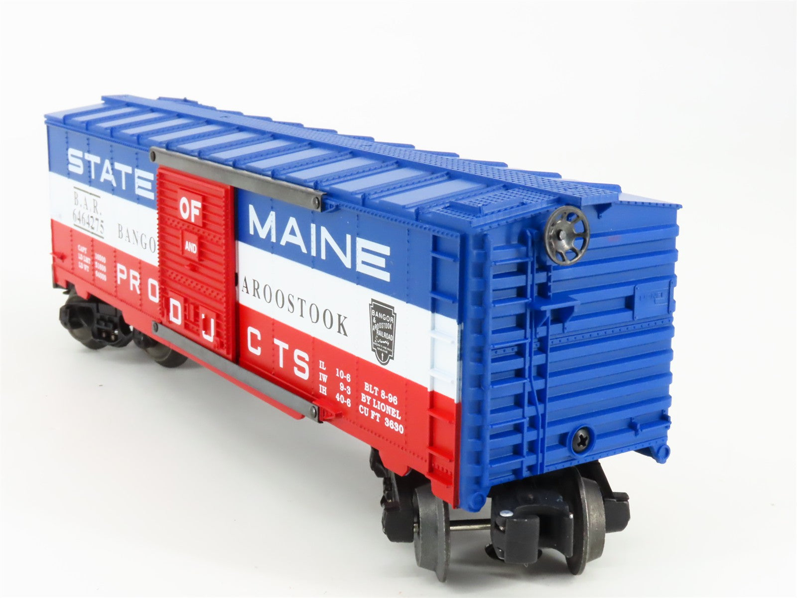 O Scale Lionel 6-19285 B.A.R. Bangor & Aroostook Box Car 6464275 RTR